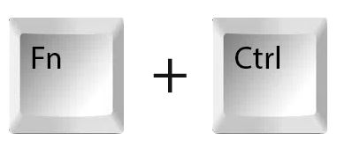 کلیدهای Fn+Crtl